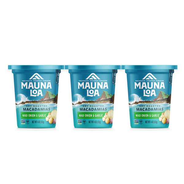 マウナロア ガーリックオニオンマカダミアナッツカップ3個セット